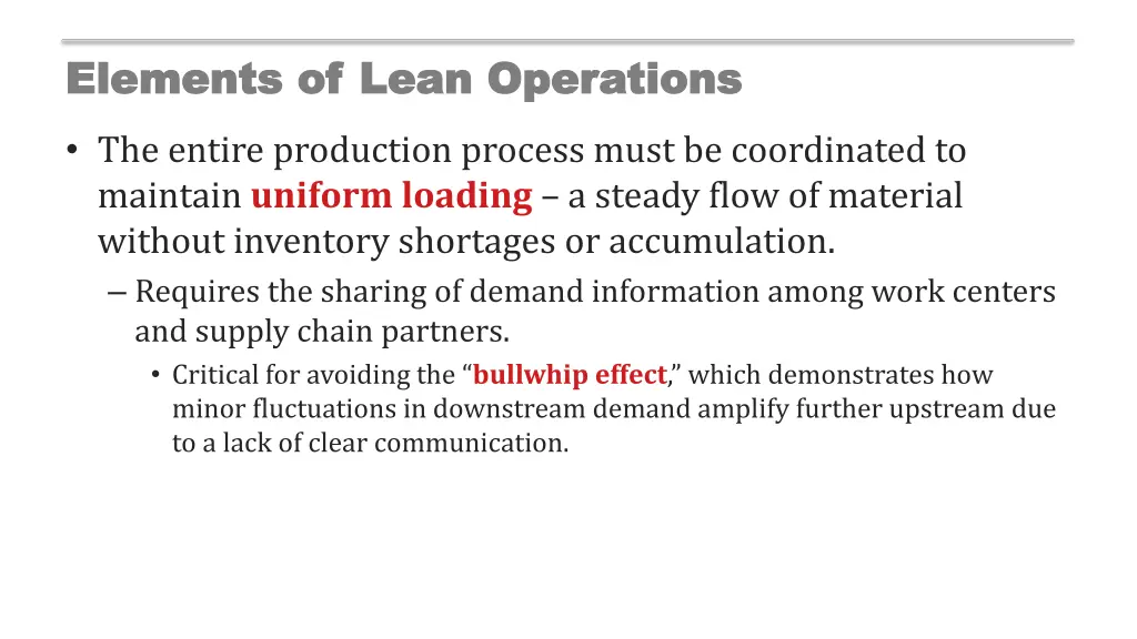 elements of lean operations elements of lean 4