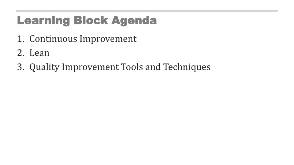 learning block agenda learning block agenda