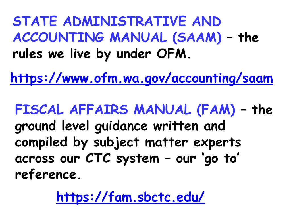 state administrative and accounting manual saam