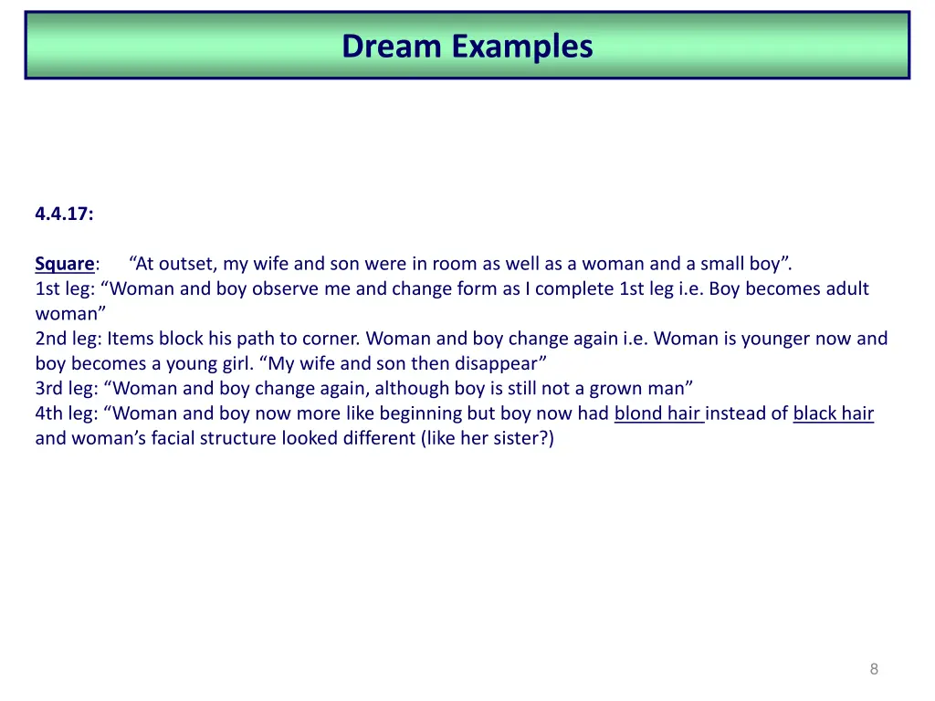 dream examples 3