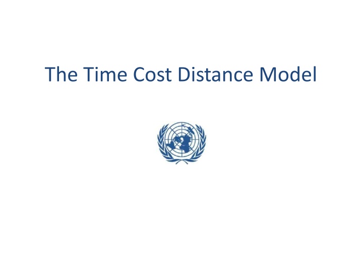 the time cost distance model