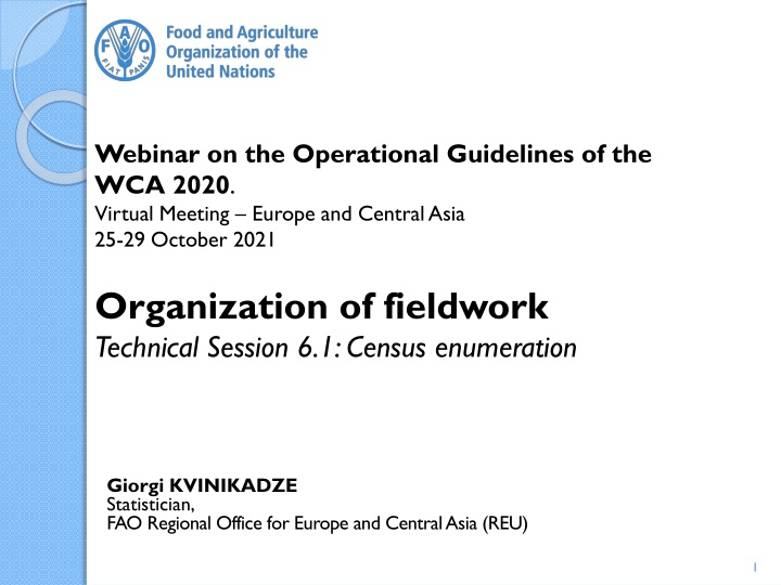 webinar on the operational guidelines