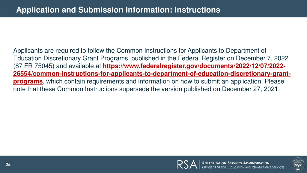 application and submission information 1