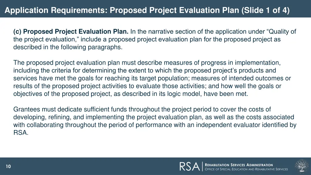 application requirements proposed project 2