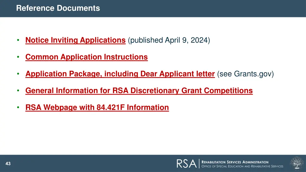 reference documents