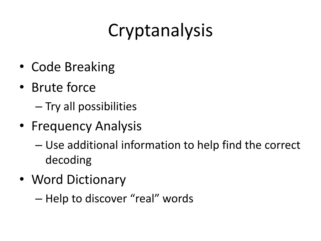 cryptanalysis