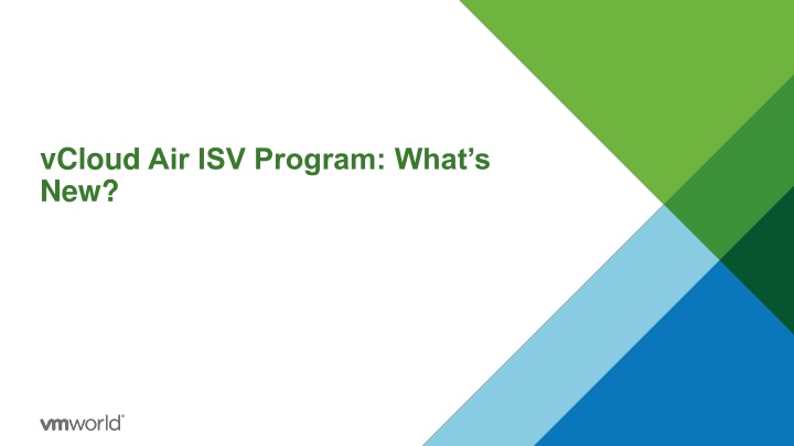 vcloud air isv program what s new