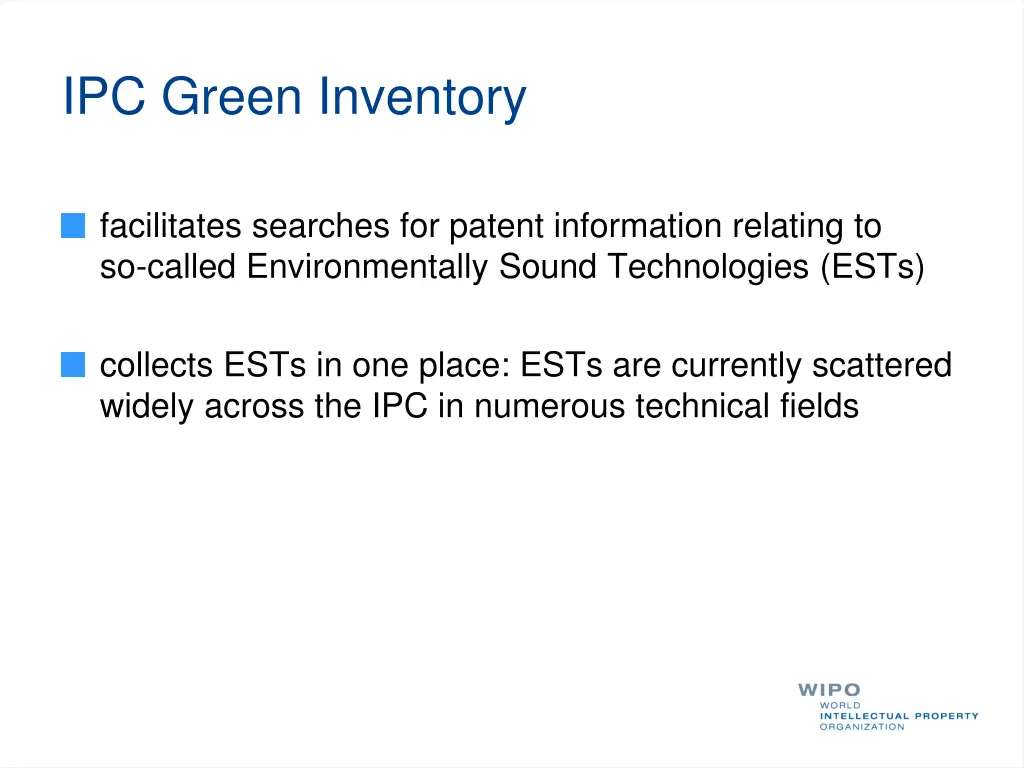 ipc green inventory 1