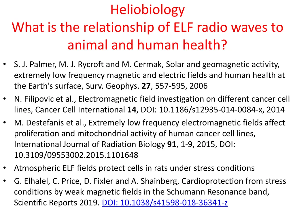 heliobiology