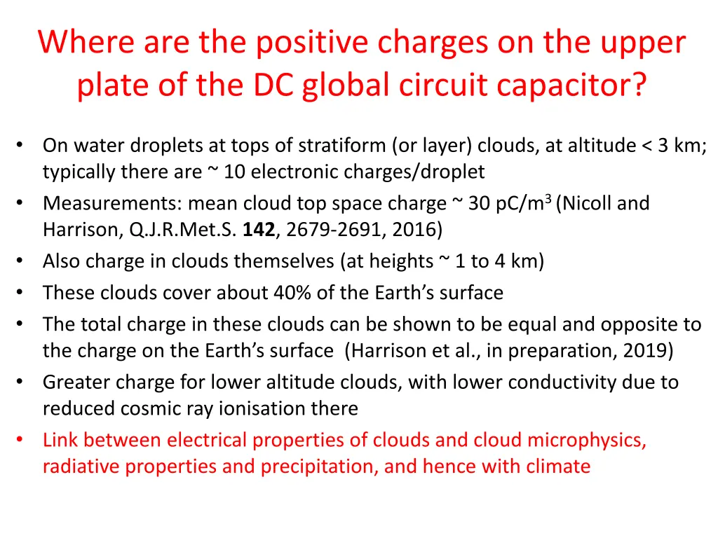 where are the positive charges on the upper plate