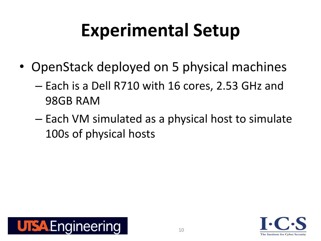 experimental setup