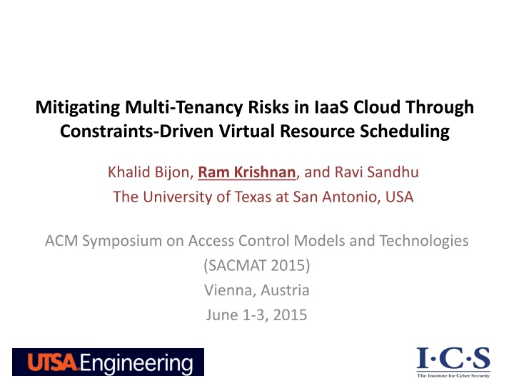 mitigating multi tenancy risks in iaas cloud