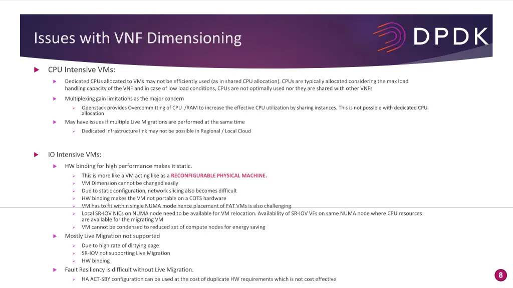 issues with vnf dimensioning 1