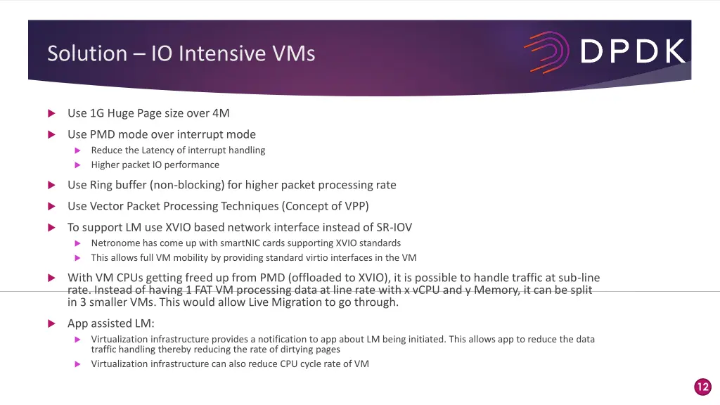 solution io intensive vms