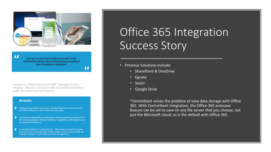 office 365 integration success story