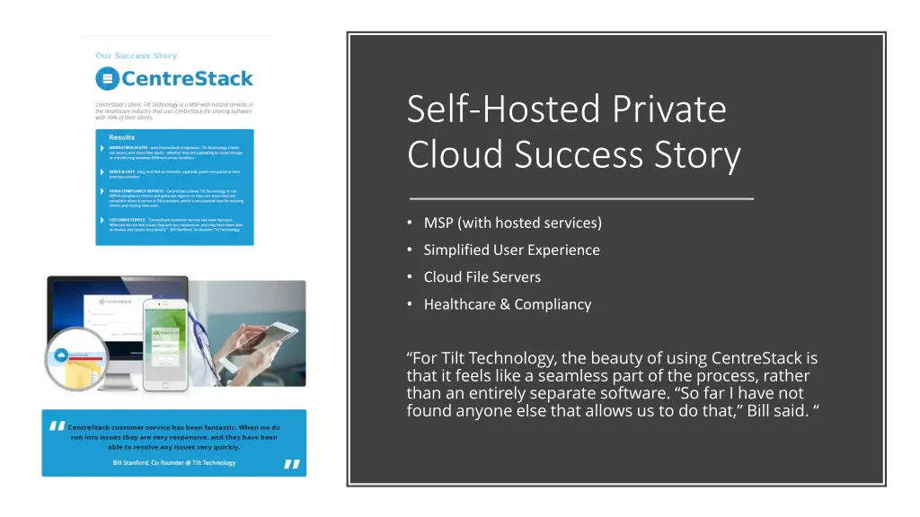 self hosted private cloud success story