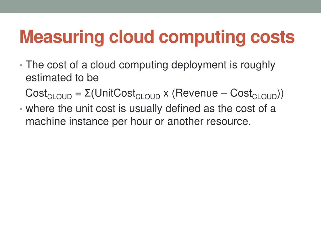 measuring cloud computing costs