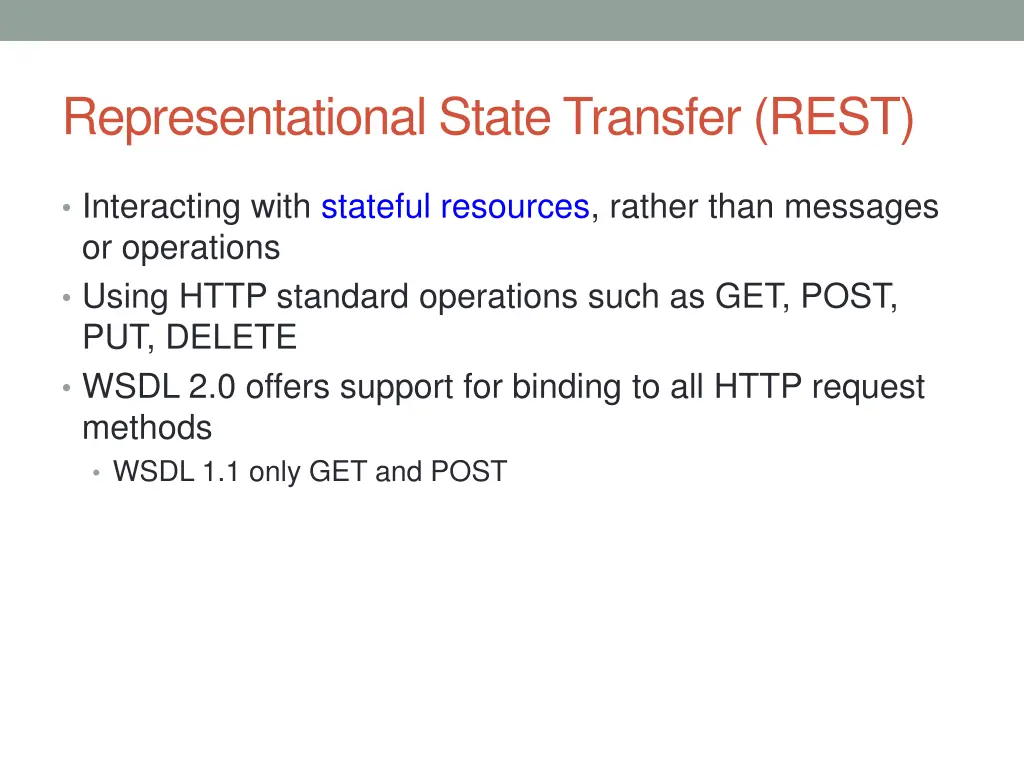 representational state transfer rest