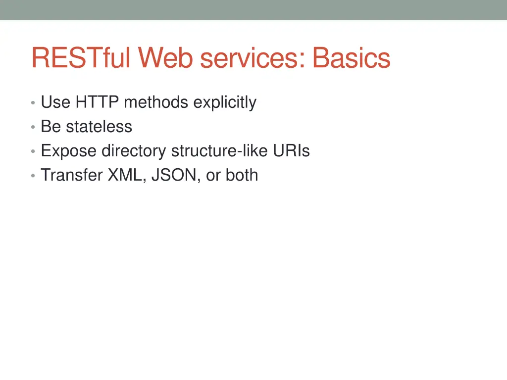 restful web services basics