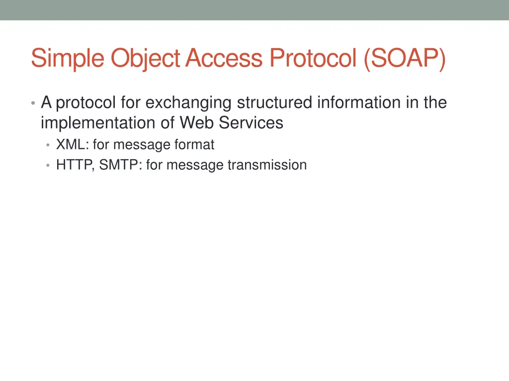 simple object access protocol soap