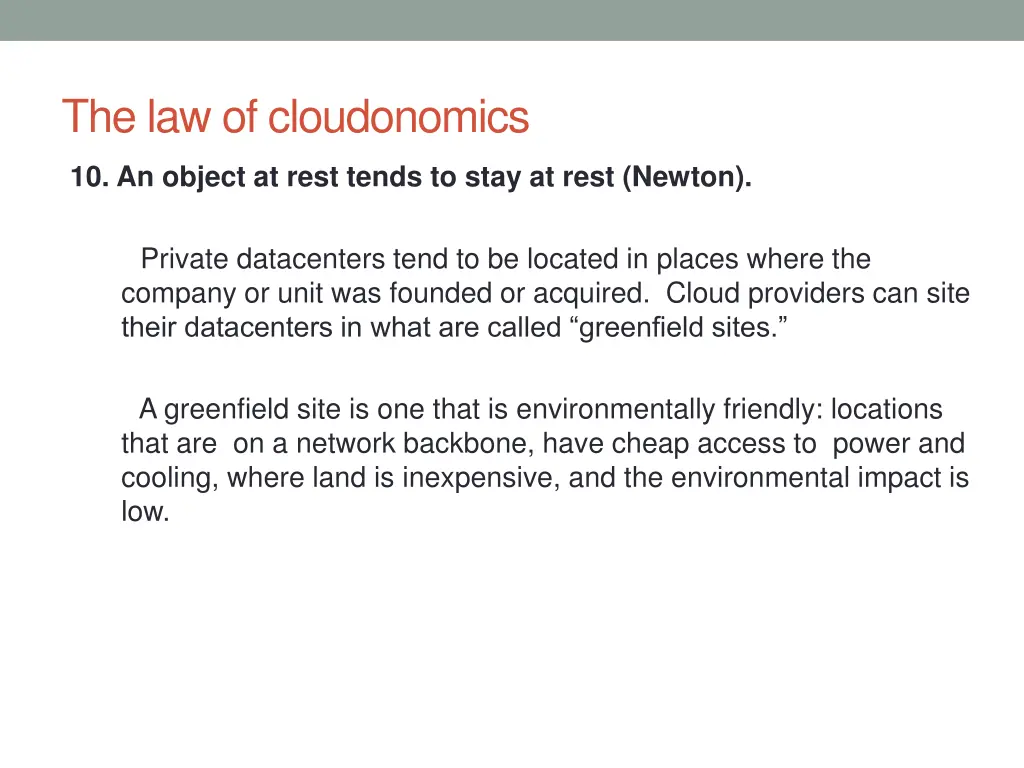 the law of cloudonomics 1