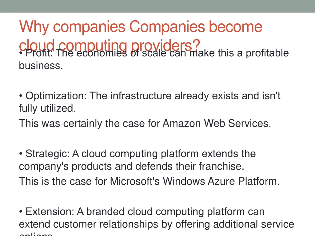 why companies companies become cloud computing