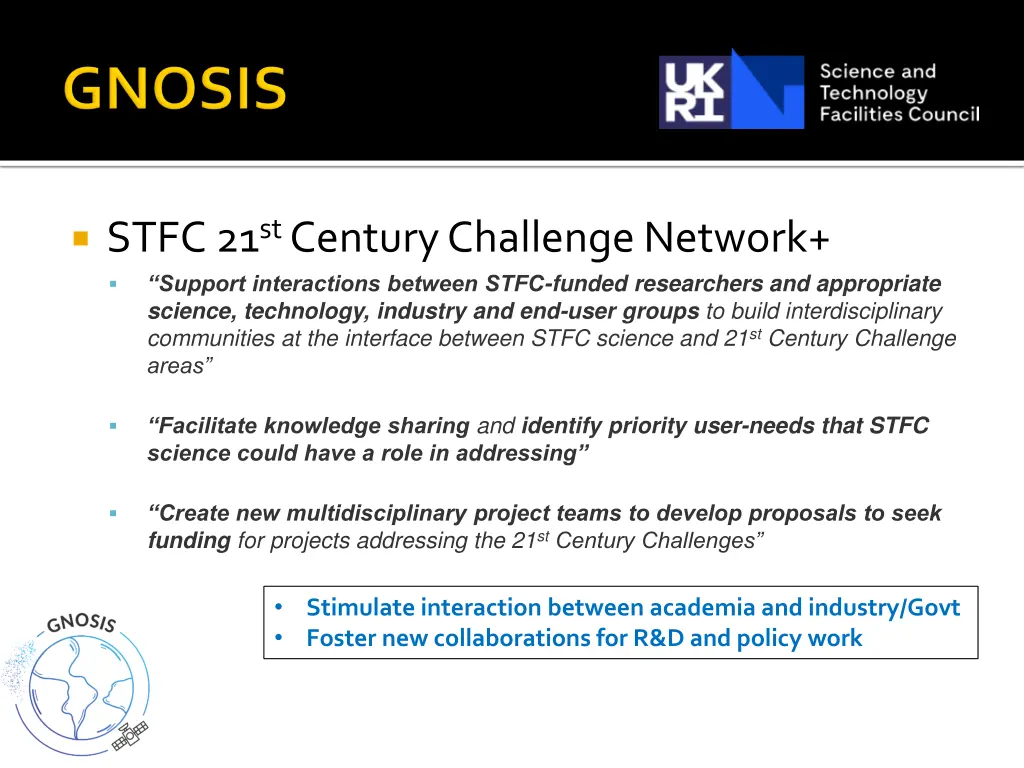 stfc 21 st century challenge network support