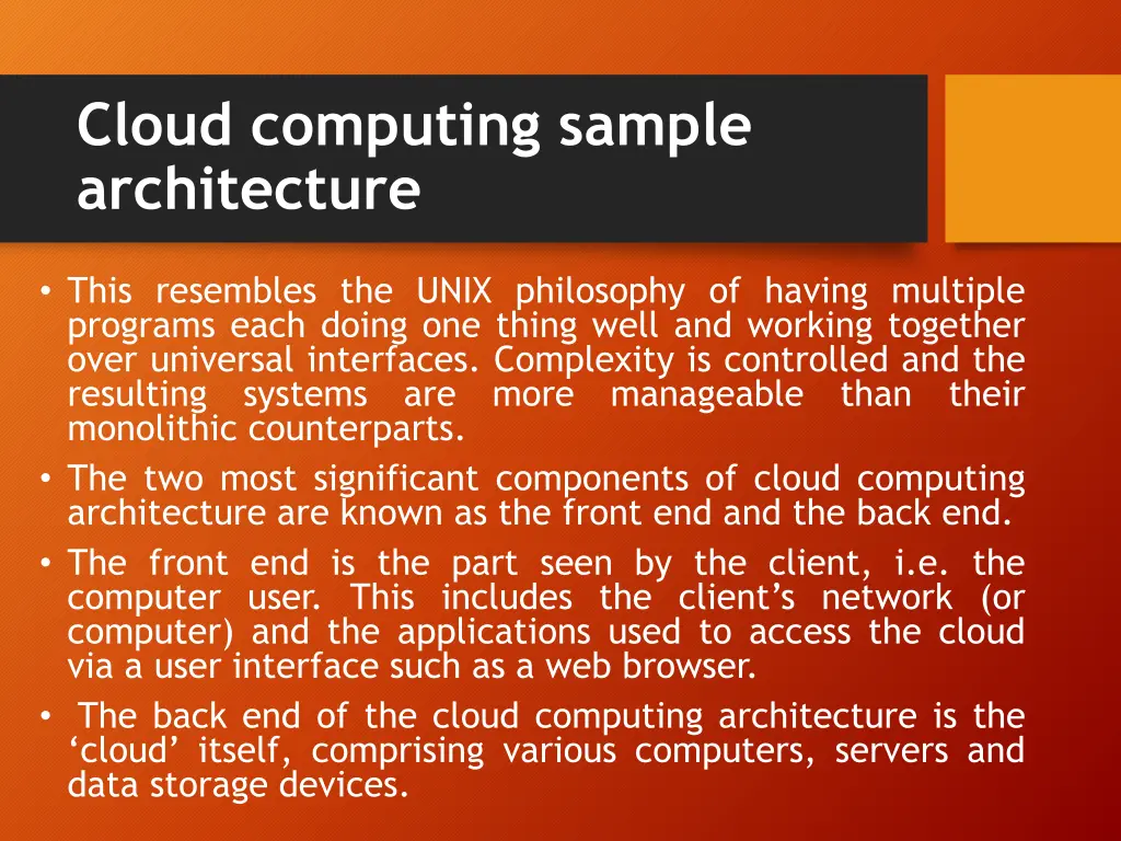 cloud computing sample architecture