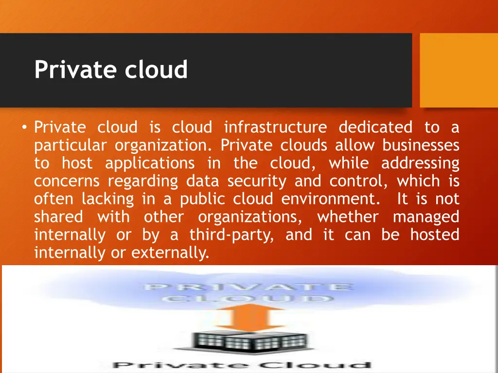 private cloud