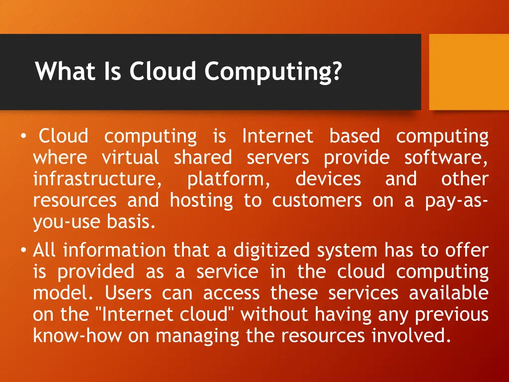 what is cloud computing