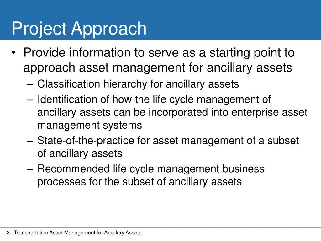 project approach