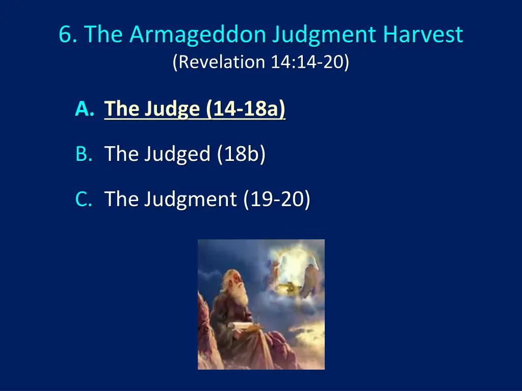 6 the armageddon judgment harvest revelation 1