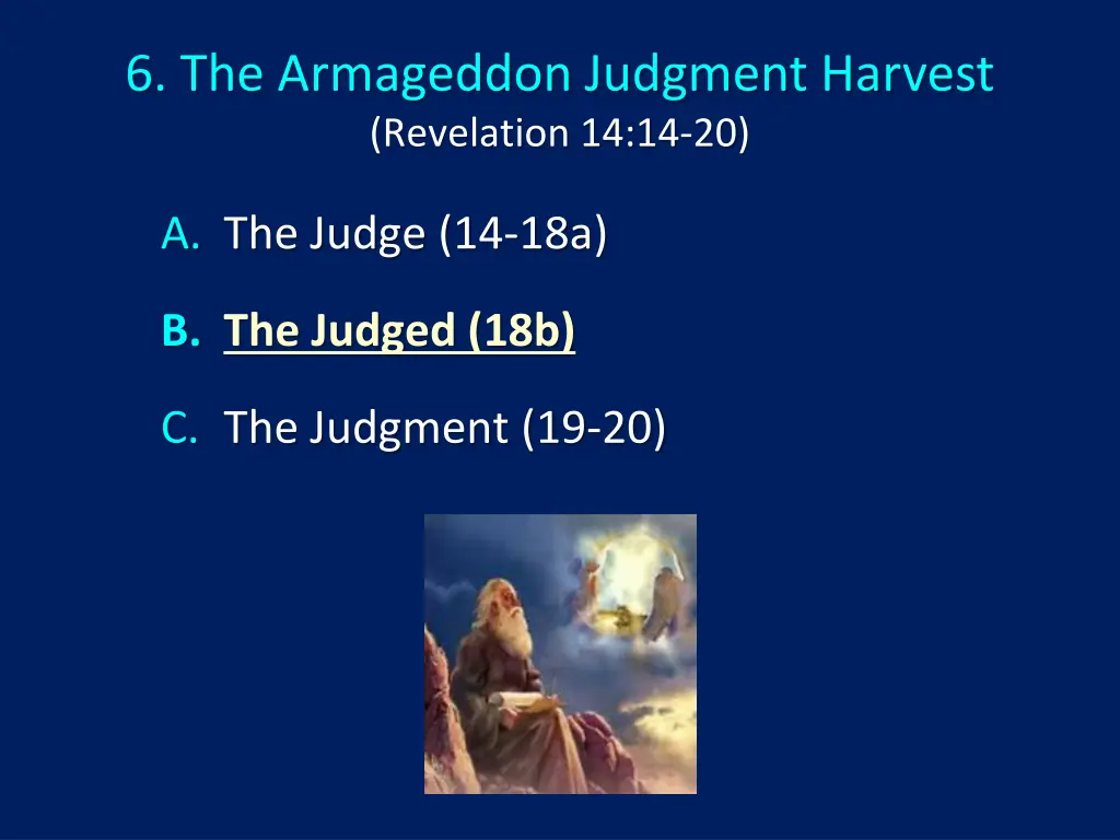 6 the armageddon judgment harvest revelation 2