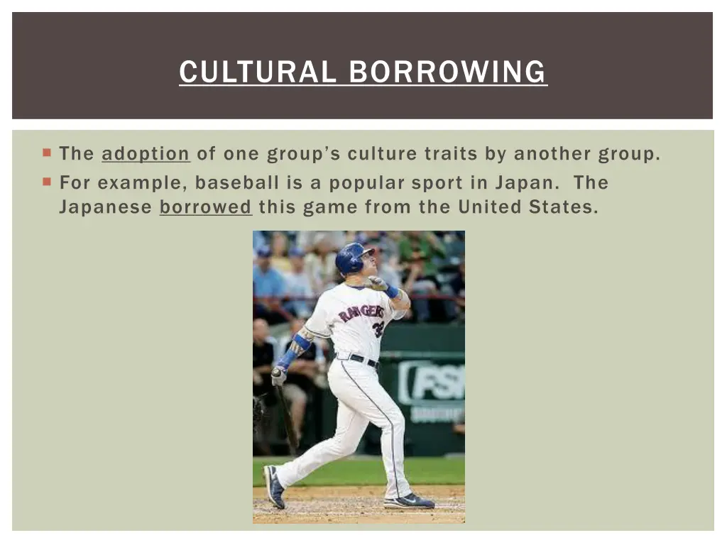 cultural borrowing