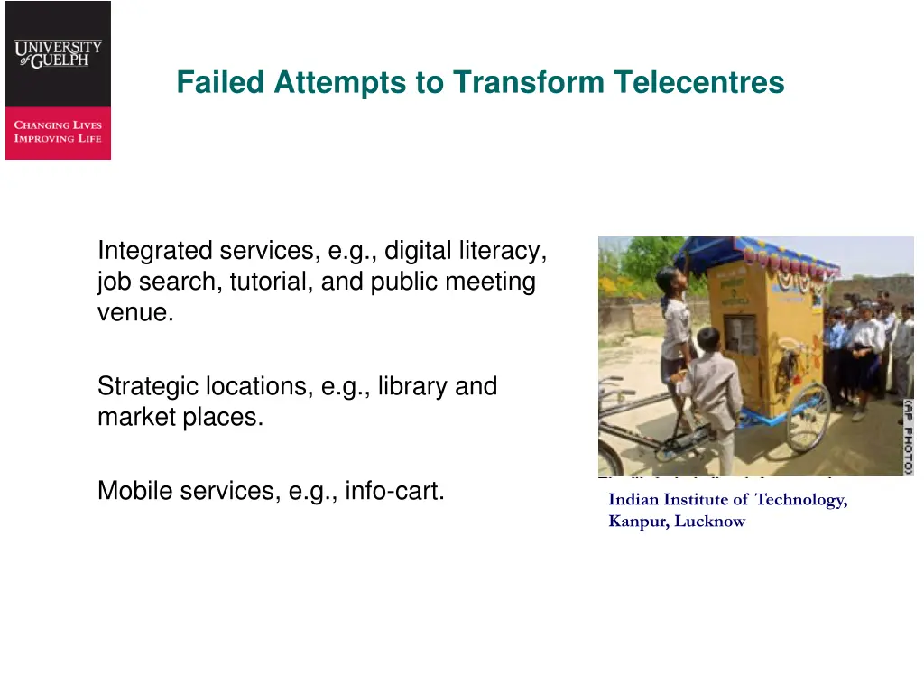 failed attempts to transform telecentres