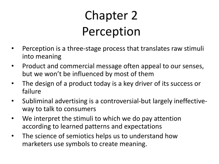 chapter 2 perception