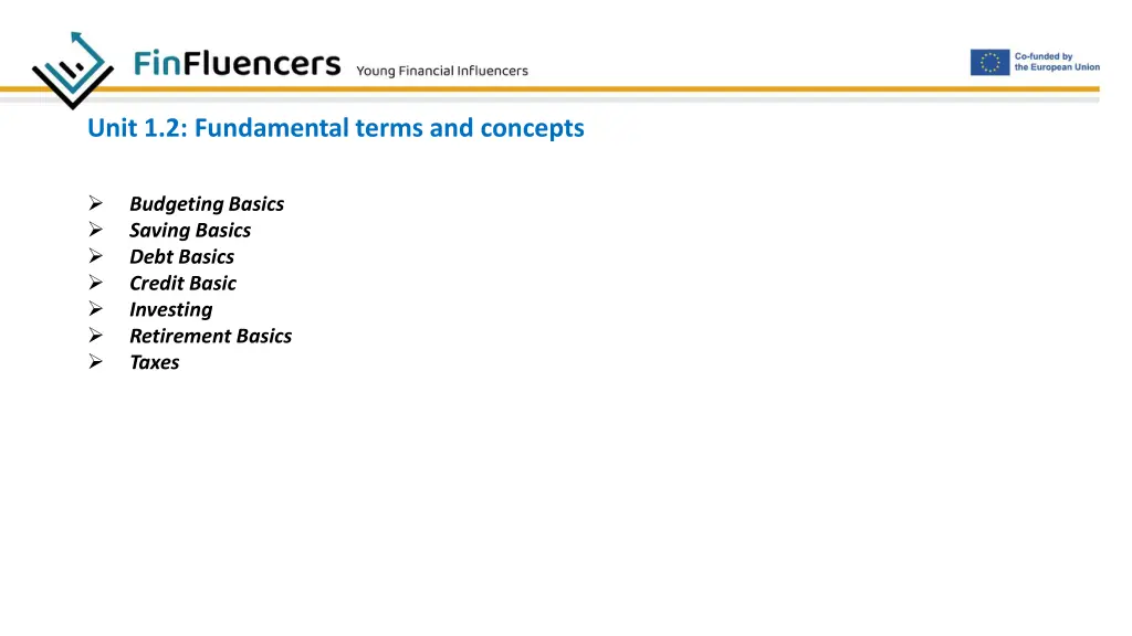 unit 1 2 fundamental terms and concepts