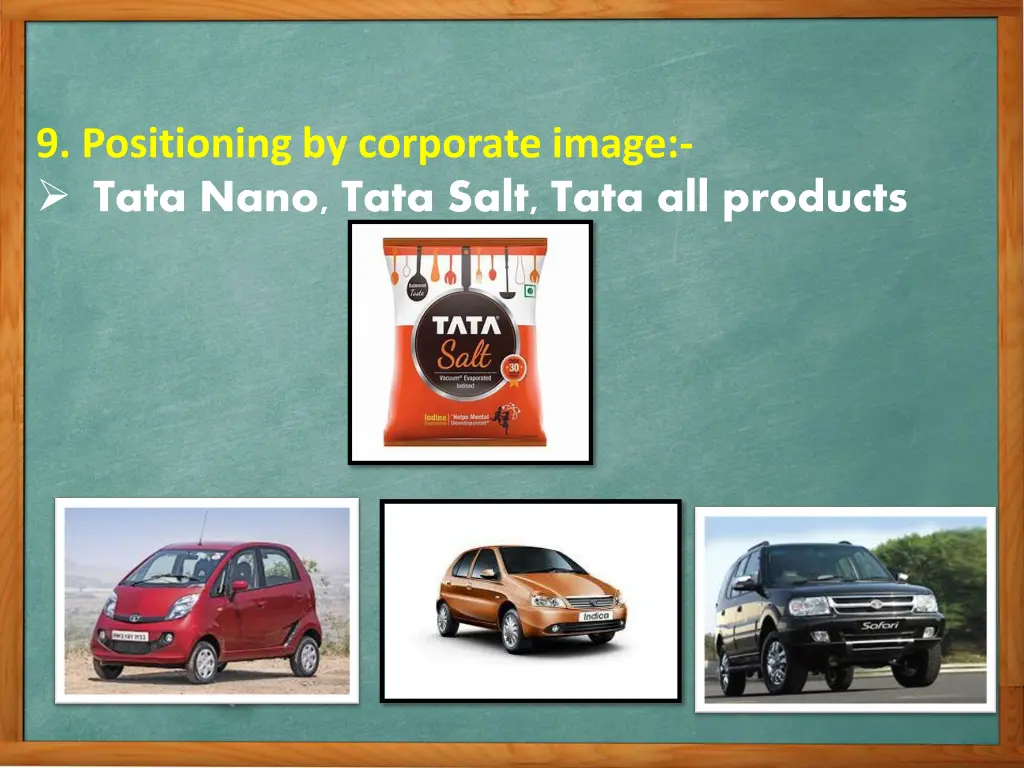 9 positioning by corporate image tata nano tata