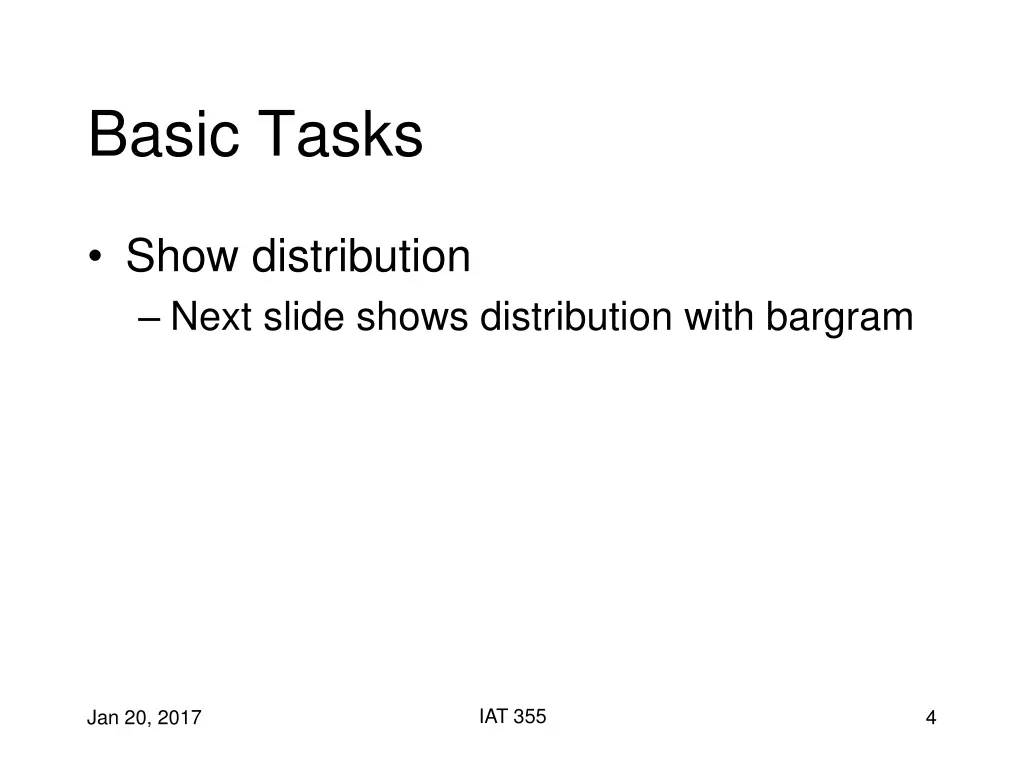 basic tasks