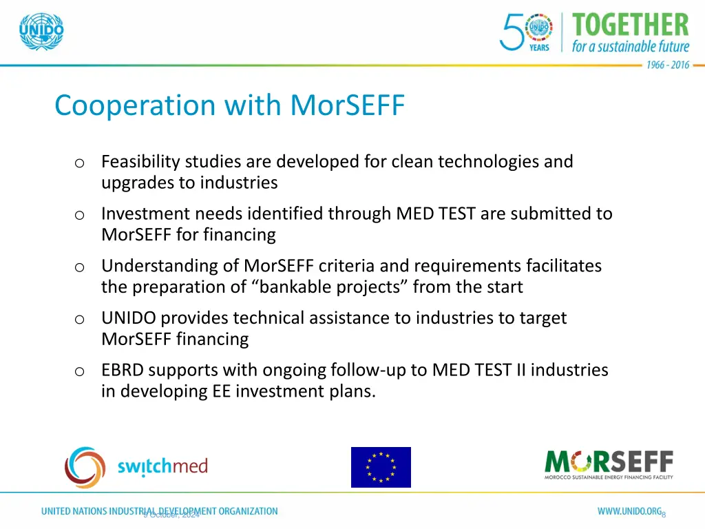 cooperation with morseff