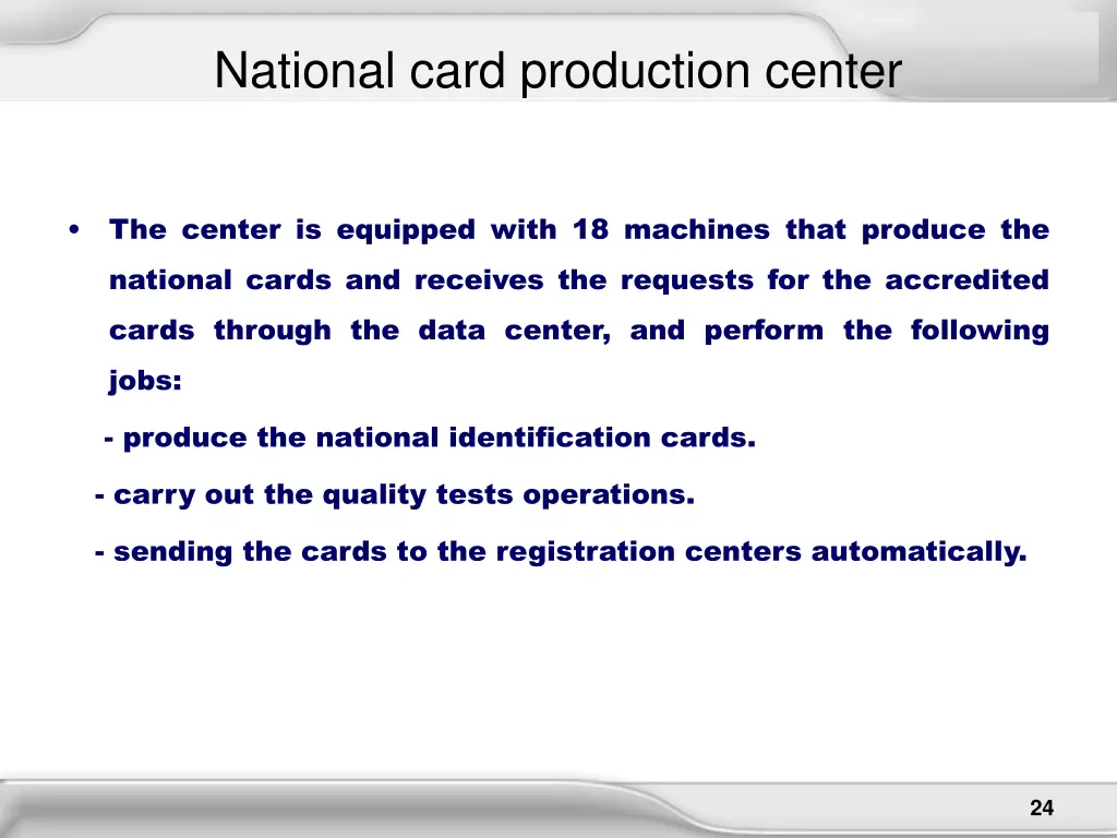 national card production center