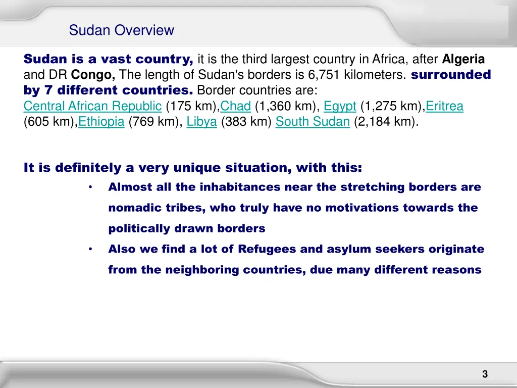 sudan overview 1