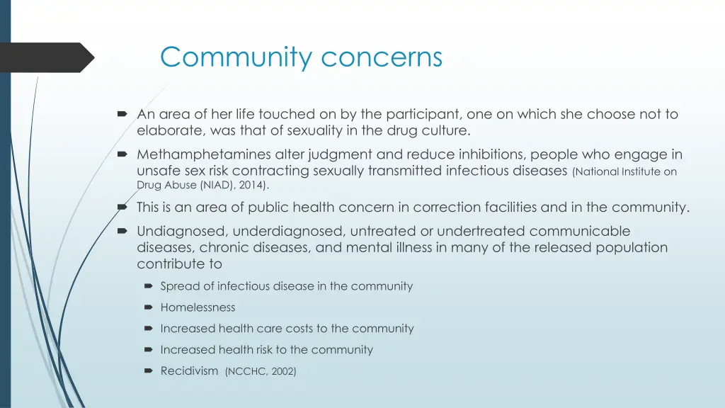 community concerns