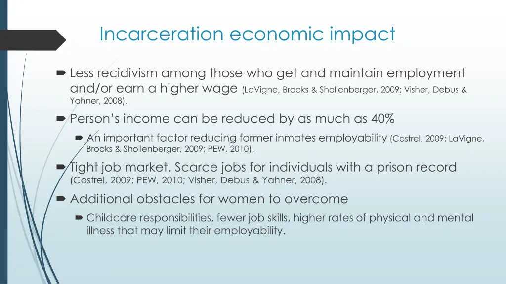 incarceration economic impact