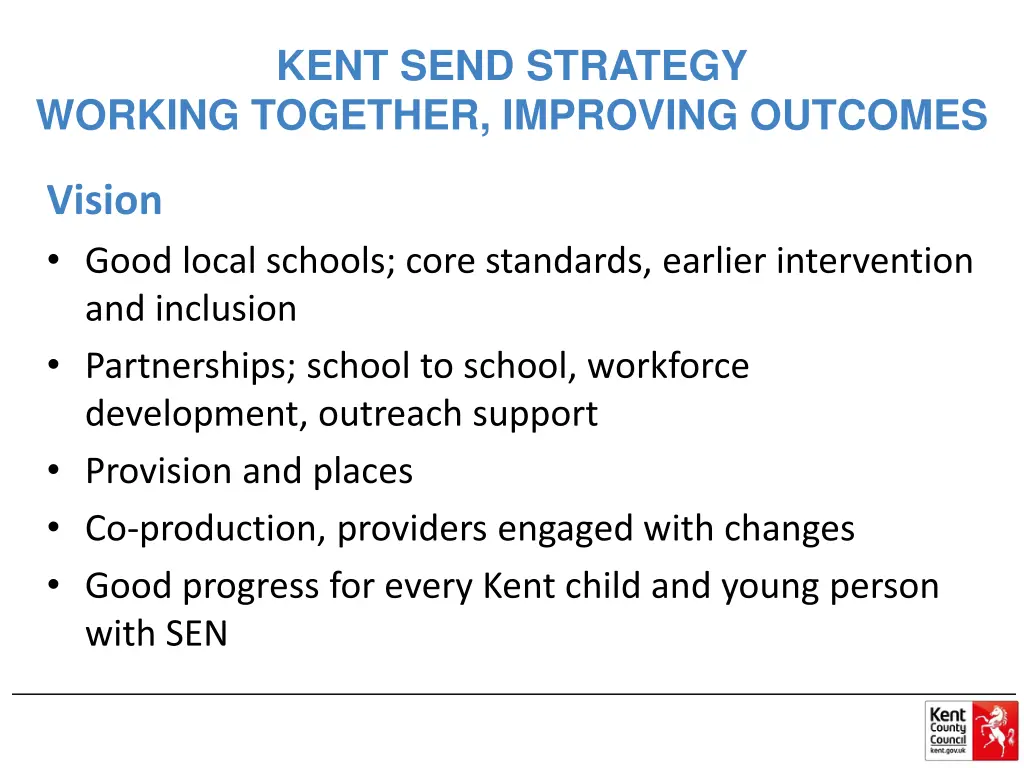 kent send strategy 2