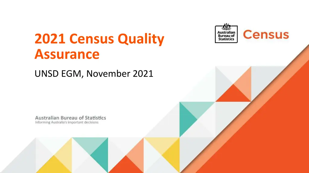 2021 census quality assurance