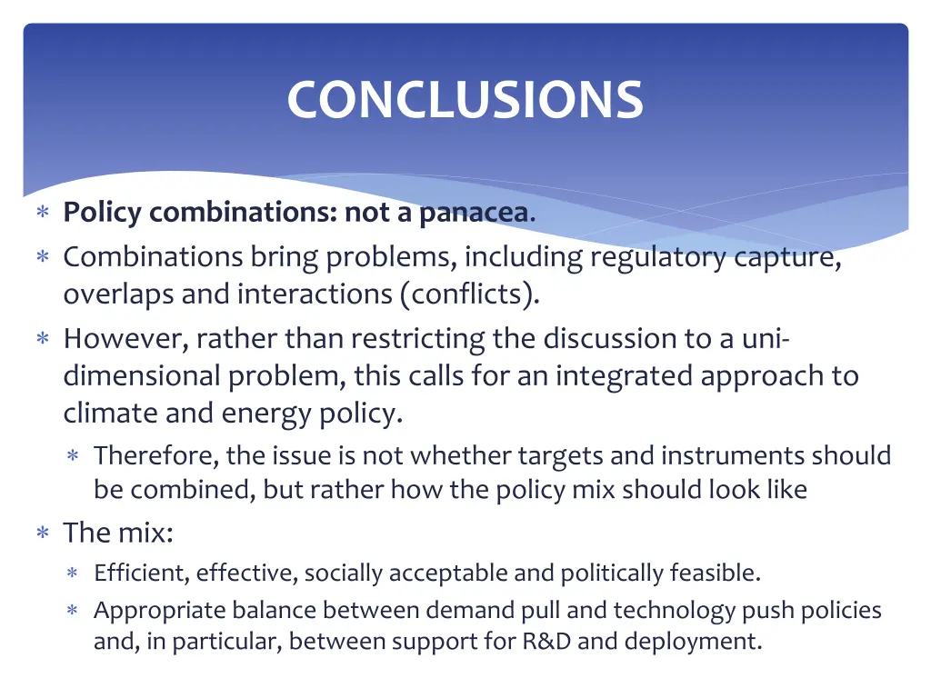 conclusions 5