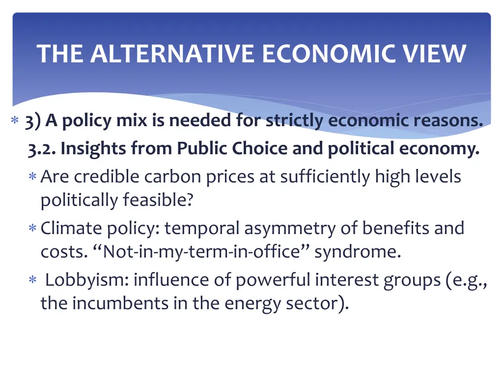 the alternative economic view 1