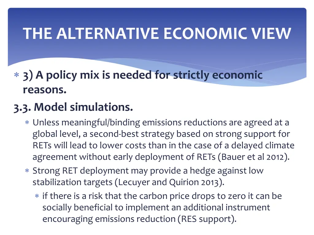 the alternative economic view 2