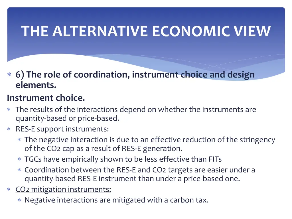 the alternative economic view 7